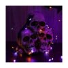 Joomer Luces de Halloween moradas naranjas paquete de 2_2