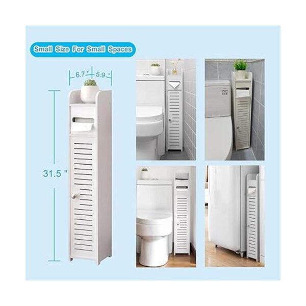 Aojezor Clóset esquinero pequeño para baño con puertas y_2