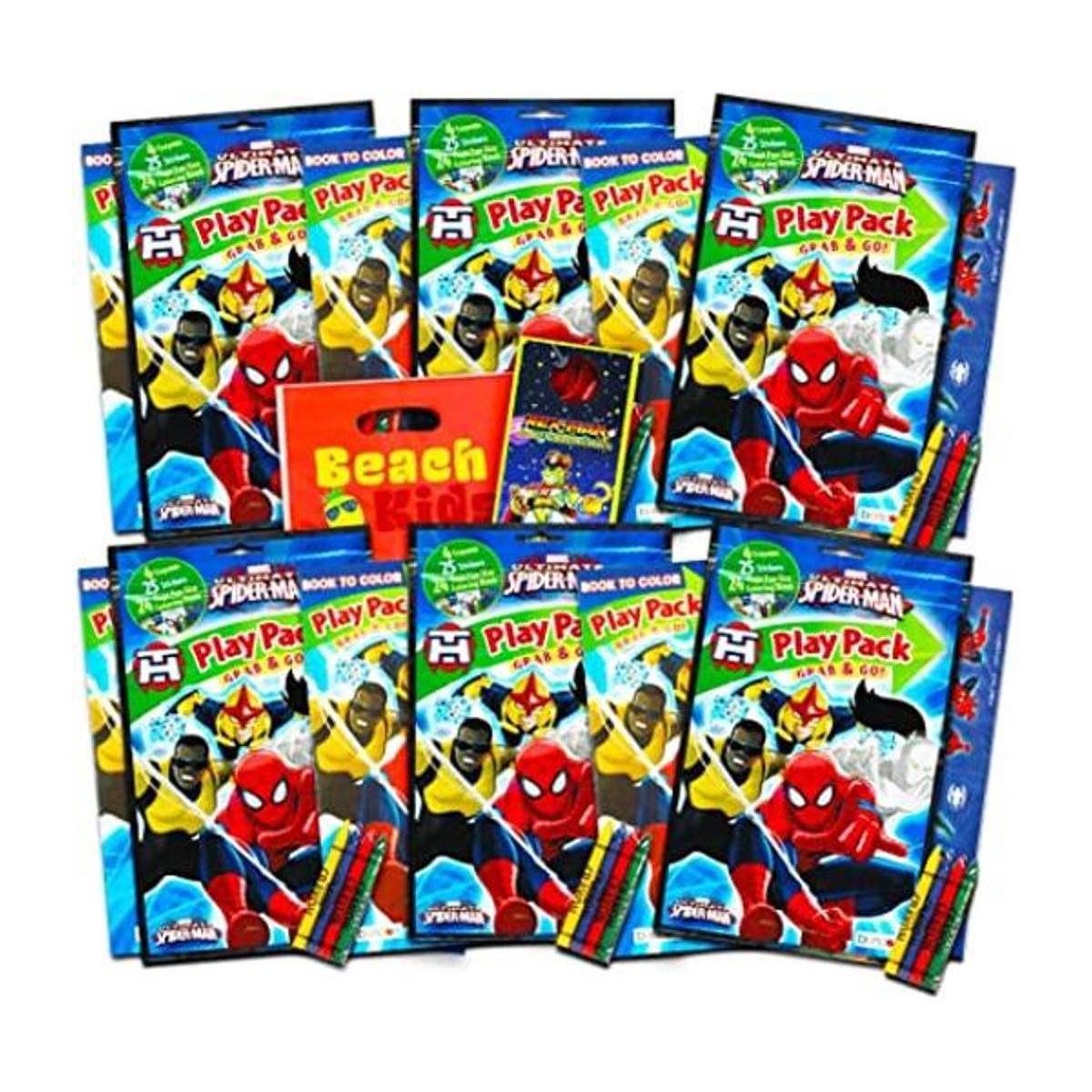 SpiderMan Marvel Spiderman Ultimate Party Favors Packs 6