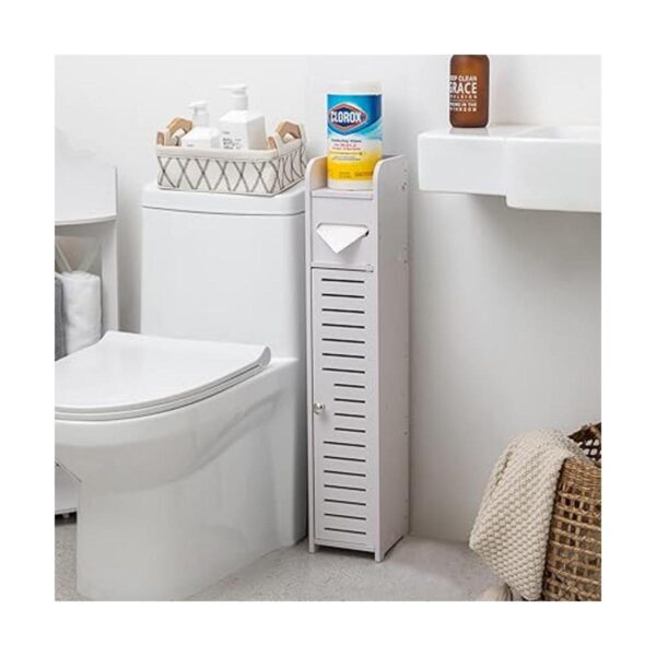 Aojezor Clóset esquinero pequeño para baño con puertas y_1