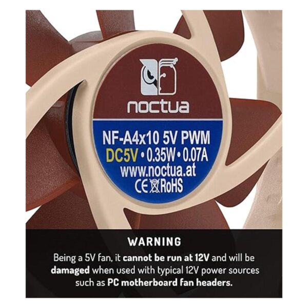 Noctua NFA4x10 5V PWM ventilador silencioso premium con_3