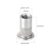 uxcell Tuercas de remache de aleación de aluminio_2