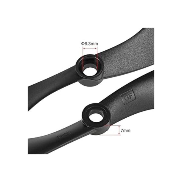 uxcell RC Hélices CW CCW 8045 8x4.5 pulgadas 2paletas ala_3