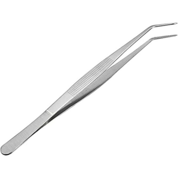 uxcell Pinzas de acero inoxidable de 10 pulgadas con punta_1