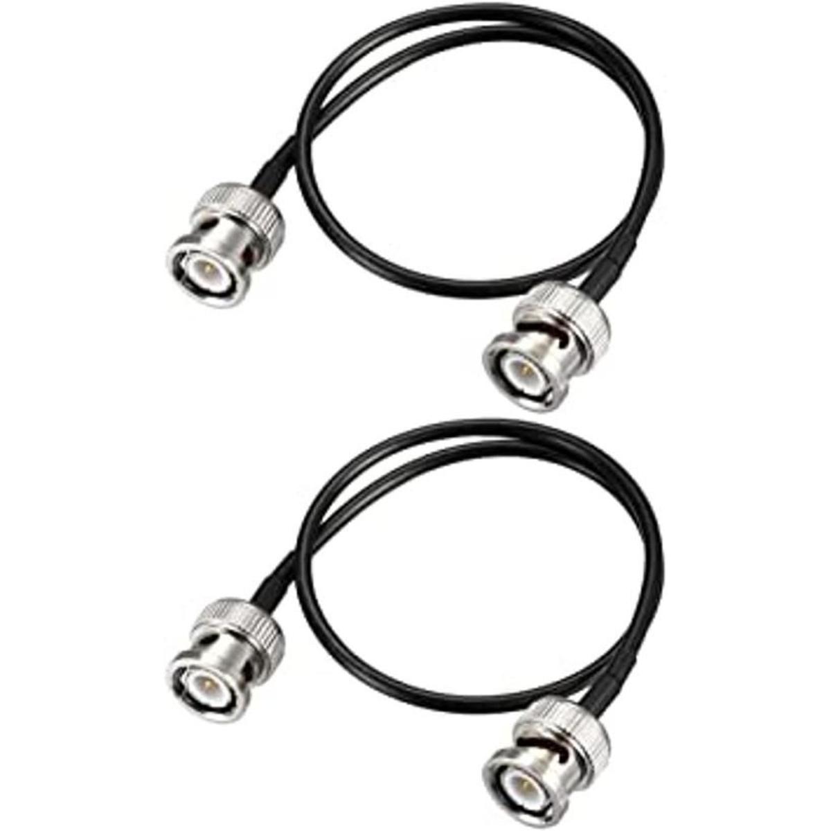 uxcell Cable coaxial BNC macho a macho 50 ohm RG174 2
