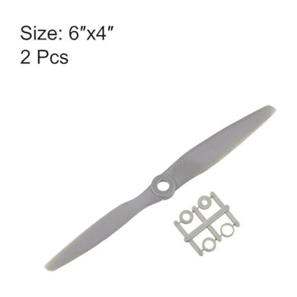 uxcell RC Hélices CW 6x4 pulgadas 2paletas para avión_2