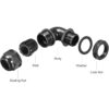 uxcell M25 Cable de nailon IP68 90 grados resistente al_3