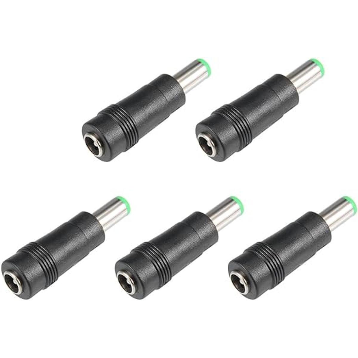 uxcell Conector de alimentación CC 0.217 x 0.083 in hembra