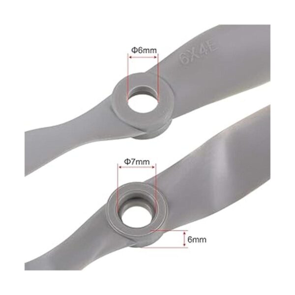uxcell RC Hélices CW 6x4 pulgadas 2paletas para avión_3