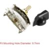 uxcell 1P9T 1 Pole 1 Deck Band Channel Rotary Switch_3
