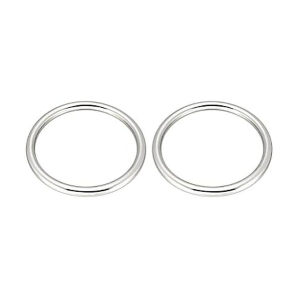 uxcell 2 hebillas de metal multiusos soldadas de 2.756 in_1