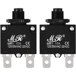 uxcell 2 protectores térmicos de sobrecarga de 125250 V_1
