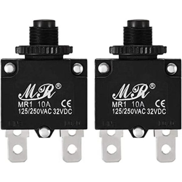 uxcell 2 protectores térmicos de sobrecarga de 125250 V_1