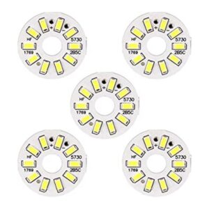 Uxcell Bombilla LED de chip 300 mA 5 W 10 LED 5730 SMD_1