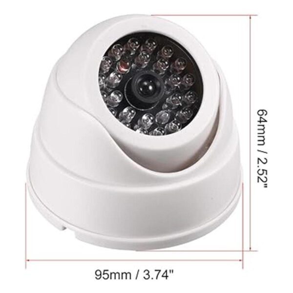 uxcell Falso cámara de seguridad simulada domo CCTV con_2