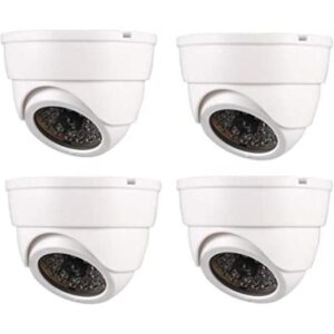uxcell Falso cámara de seguridad simulada domo CCTV con_1