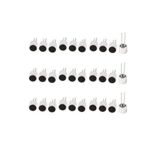 30 Pcs Electret Micrófono Insertos 6050 con Pines PCB_1