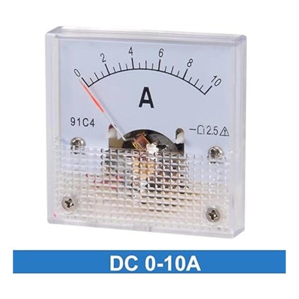 uxcell 85C1 Medidor analógico de corriente CC 2 A_2