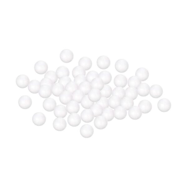 uxcell 100 bolas de espuma de poliestireno blanco de 0.8