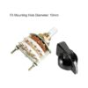 uxcell 2P6T selector de interruptor rotativo de 2 polos 6_3