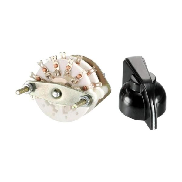 uxcell 2P6T selector de interruptor rotativo de 2 polos 6_4
