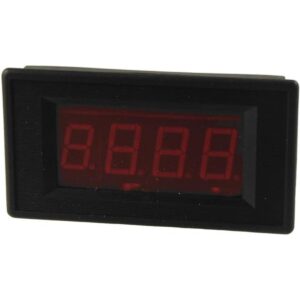 uxcell Voltímetro rojo del panel de prueba del voltaje de_1
