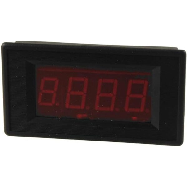 uxcell Voltímetro rojo del panel de prueba del voltaje de_1