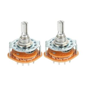 uxcell 1P8T 1 Pole 1 Interruptor giratorio con pomo_1