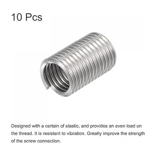 uxcell Insertos de rosca de alambre 71614 UNC 2.5D 304 de_3