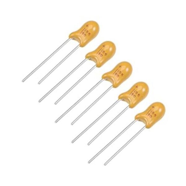 Condensador de tantalio uxcell 1uF 50 V 2 pines_1