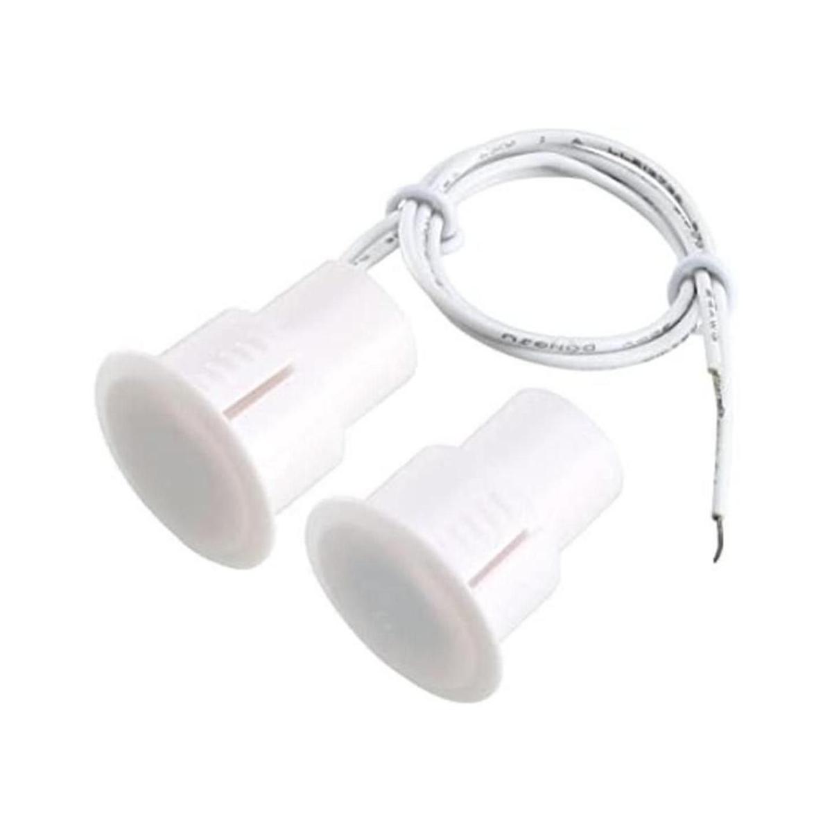 uxcell N.C. Alarma con cable empotrable para ventana de