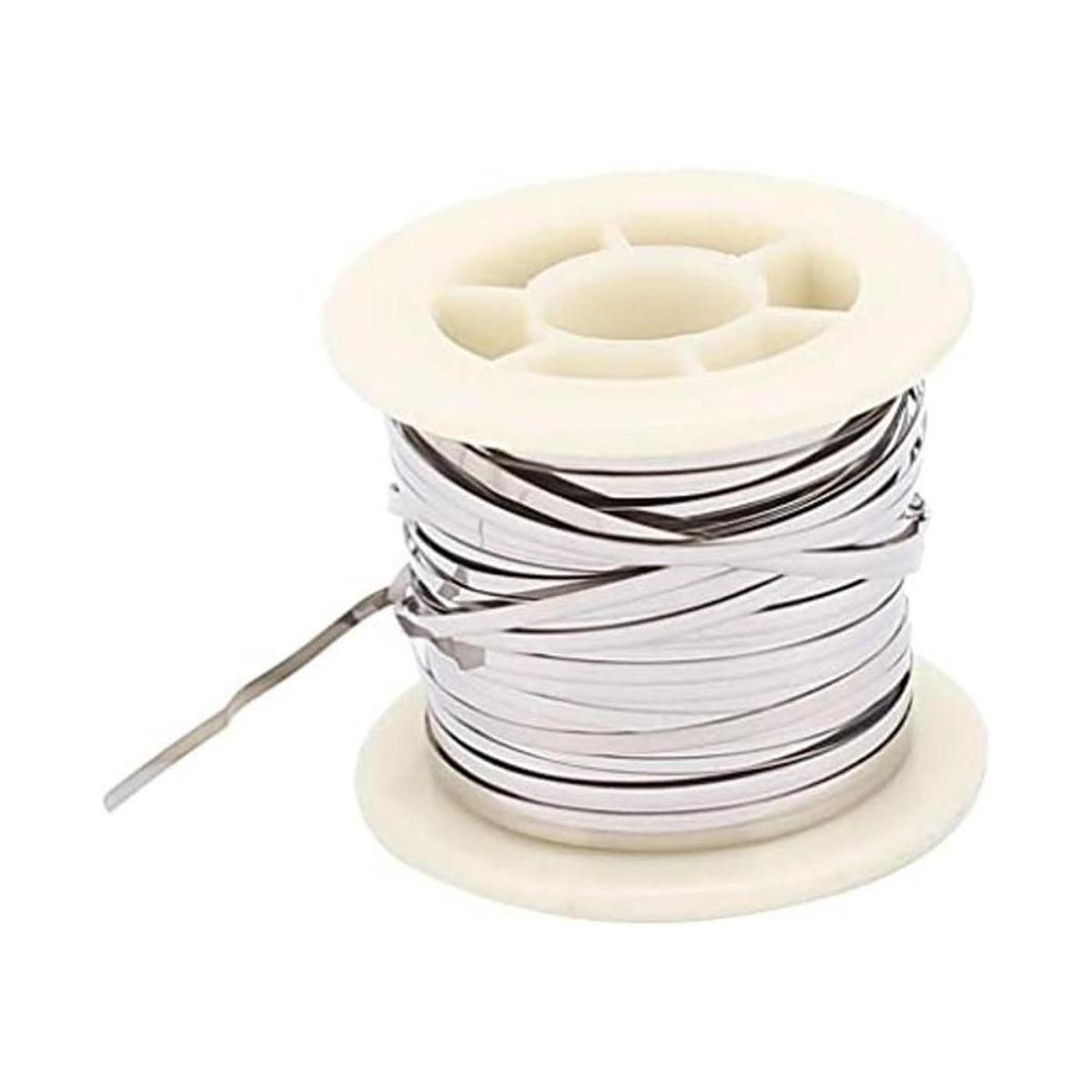 Uxcell 10 m 33 ft 02 x 2 mm Nichrome plana calentador de