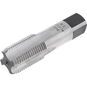 uxcell G1214 BSP Grifo de rosca de tubo HSS de acero de_1