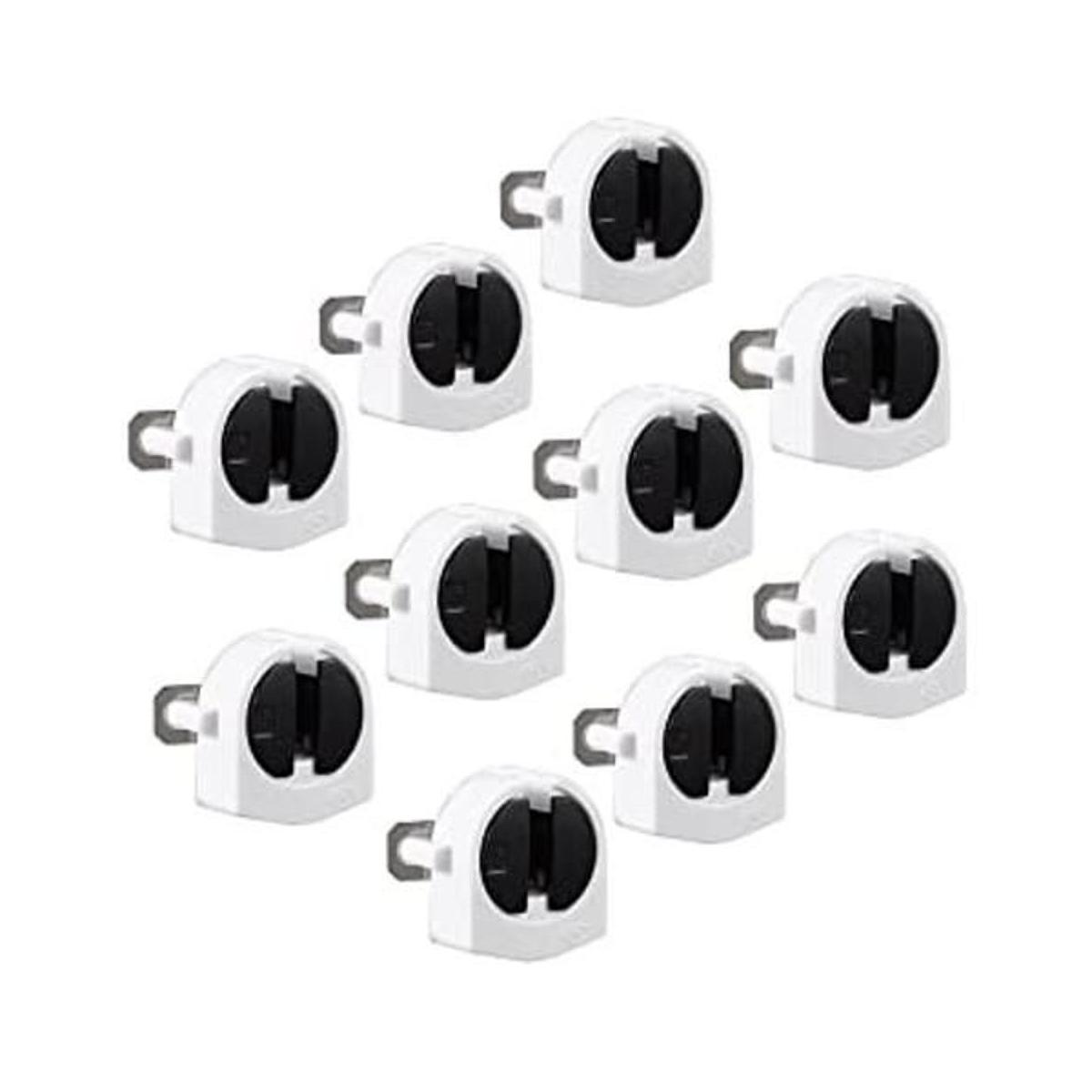 10pcs 2A F288A T5 Luz Socket G5 Base Fluorescente Lámpara