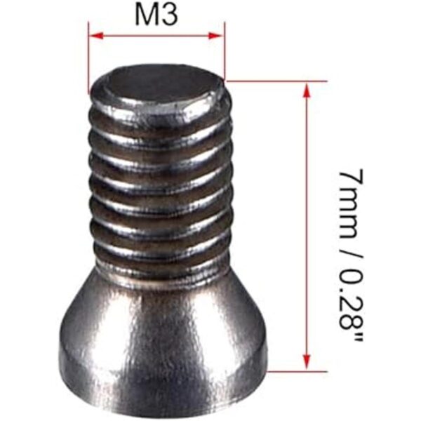 Uxcell Tornillos Torx M3x0.276 in para reemplazo de_2