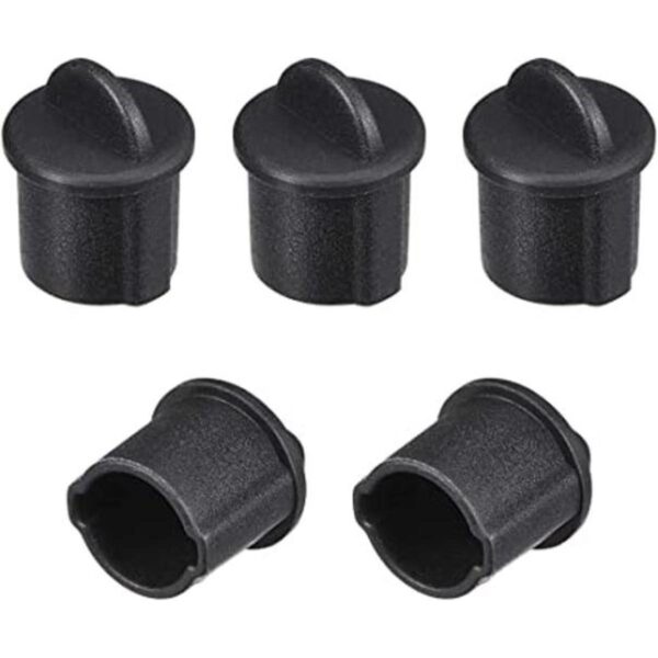Uxcell Protector de silicona BNC 5 unidades 0.374 in_1