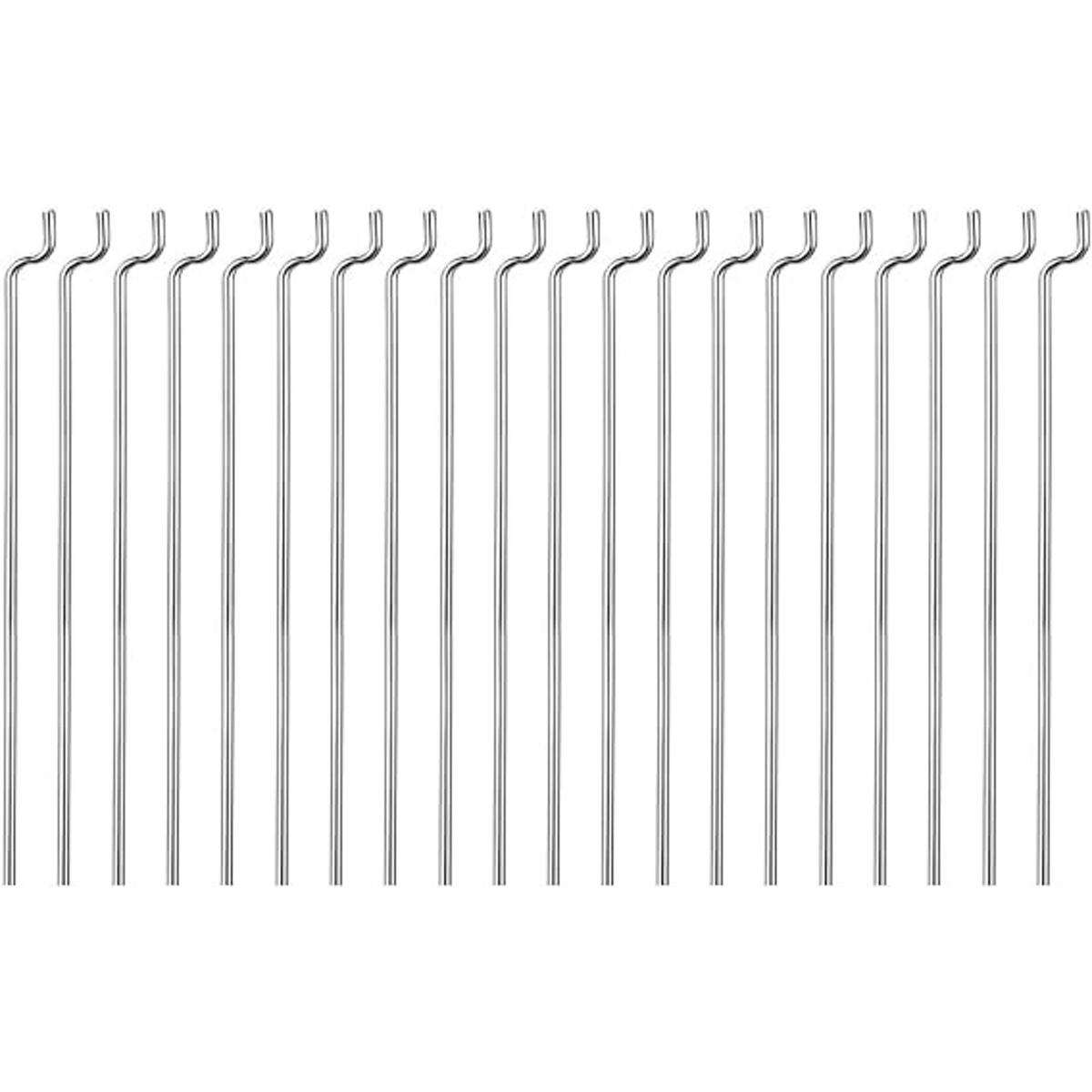 uxcell 1.2mm x 450mm 17.7 Inch Steel Z PullPush Rods