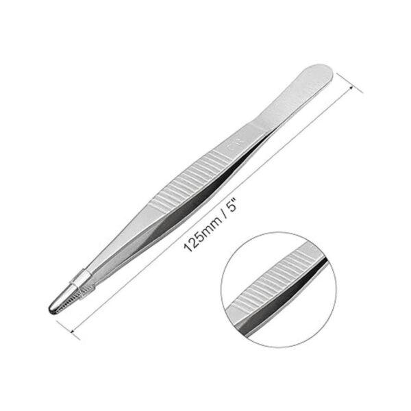 Uxcell Pinzas rectas de acero inoxidable con punta_2