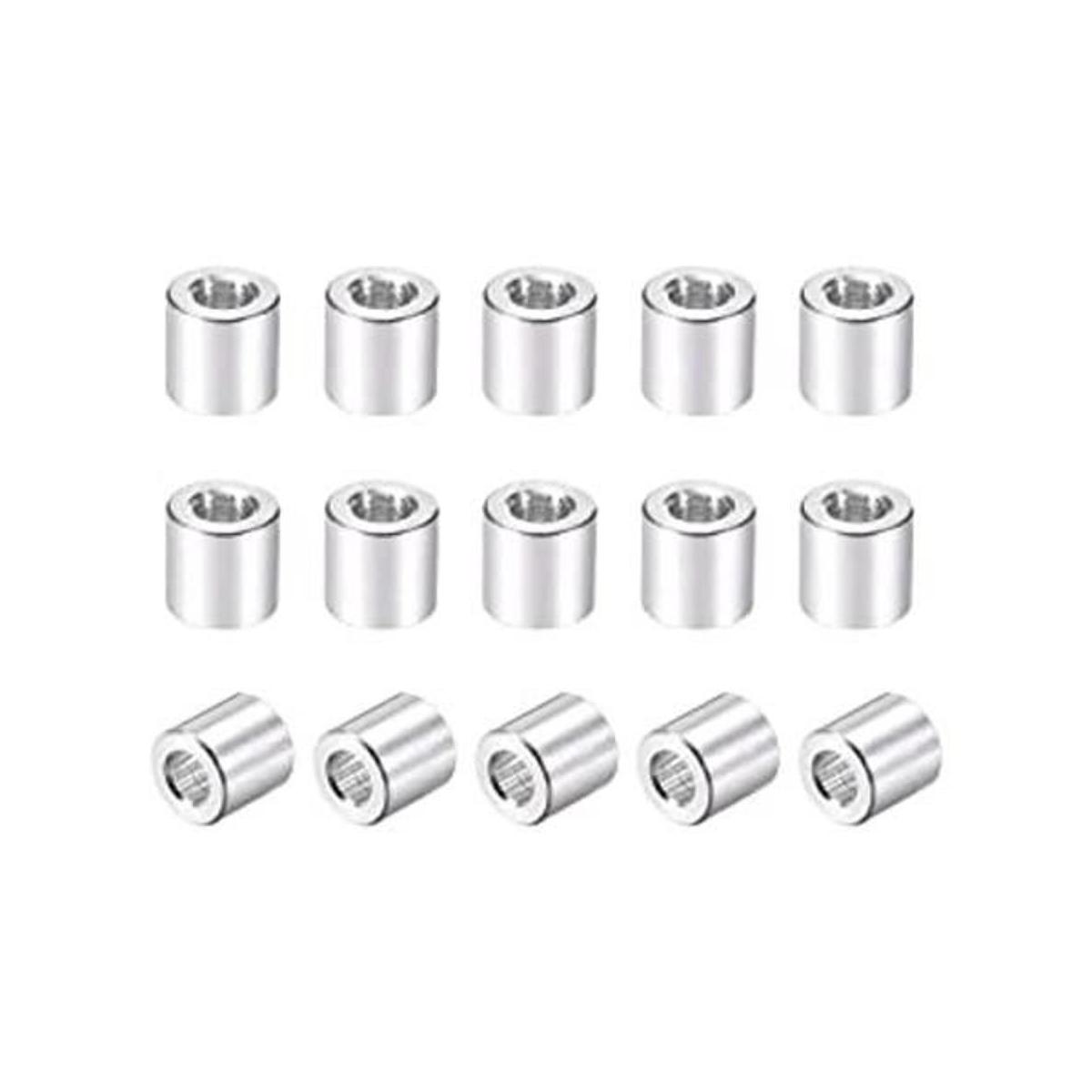uxcell 15 piezas de aluminio redondo separador columna
