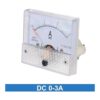 uxcell Medidor de panel de corriente analógica DC 03A 85C1_2