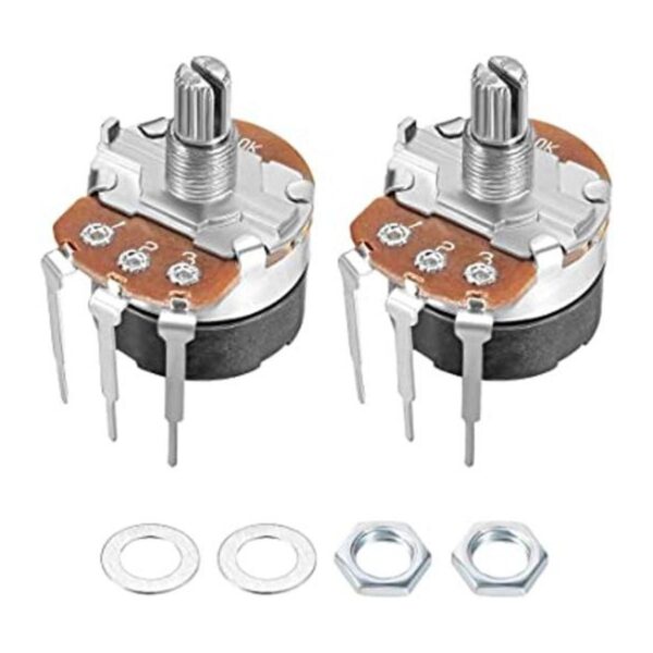 uxcell WH138 Potenciómetro con interruptor de 5 K Ohm_1