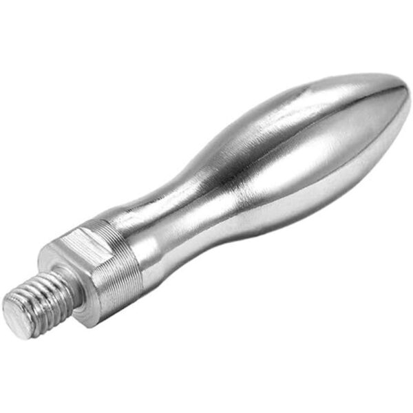 Uxcell Mango giratorio de acero roscado M10 x 0.472 in_1