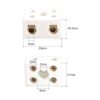 Uxcell 2 Pcs 2 W5H alta temperatura Porcelana bloque de_2