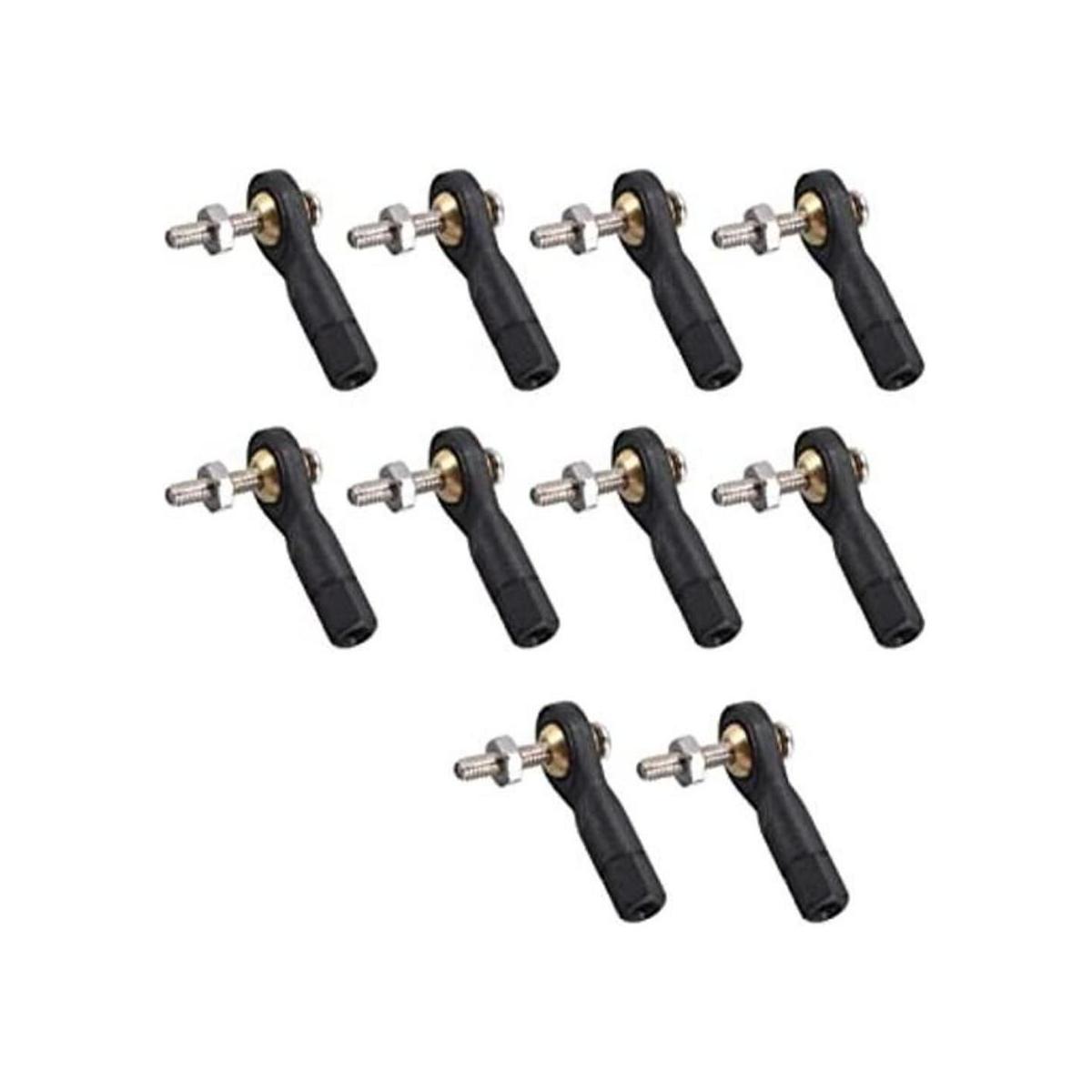 uxcell 10 unids M2 2.0xL19mm palanca de dirección Varilla
