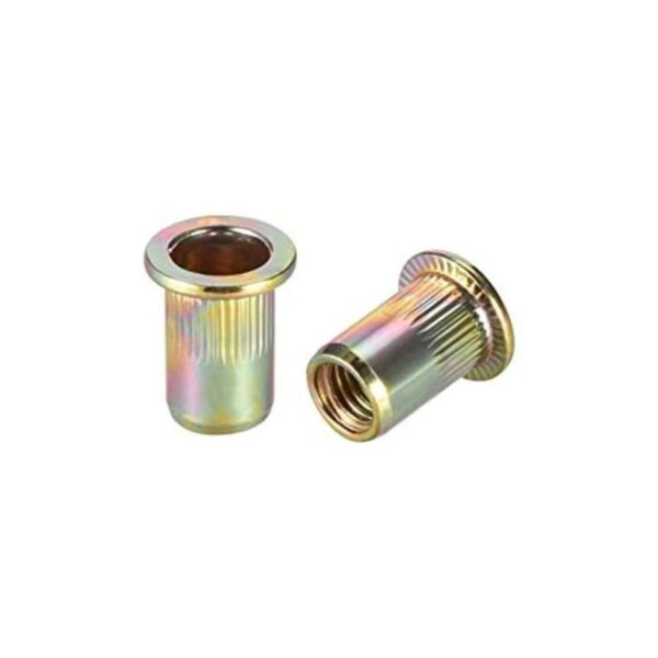 uxcell M8 Tuercas remachadas de acero al carbono con_1