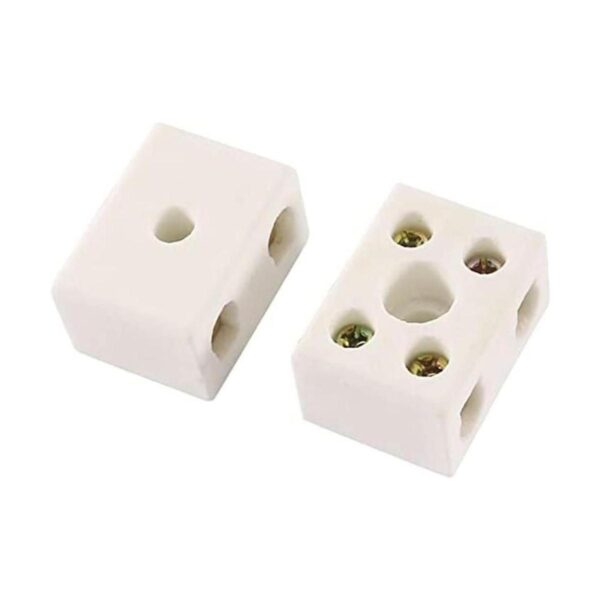 Uxcell 2 Pcs 2 W5H alta temperatura Porcelana bloque de_1