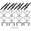 uxcell Hélice ABS CW CCW 4 pares 8 protectores 4_1