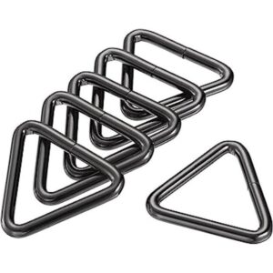 uxcell Hebilla de anillo triangular de metal de 1.5_1