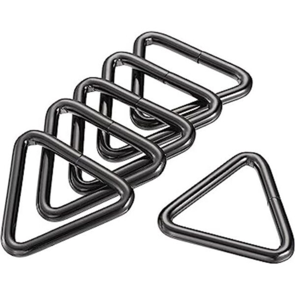 uxcell Hebilla de anillo triangular de metal de 1.5_1