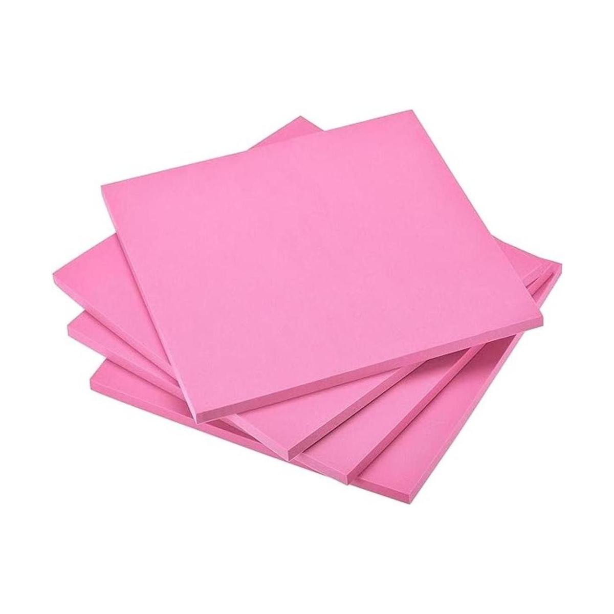 uxcell Hojas de espuma EVA rosa 10 x 10 pulgadas 0.394 in